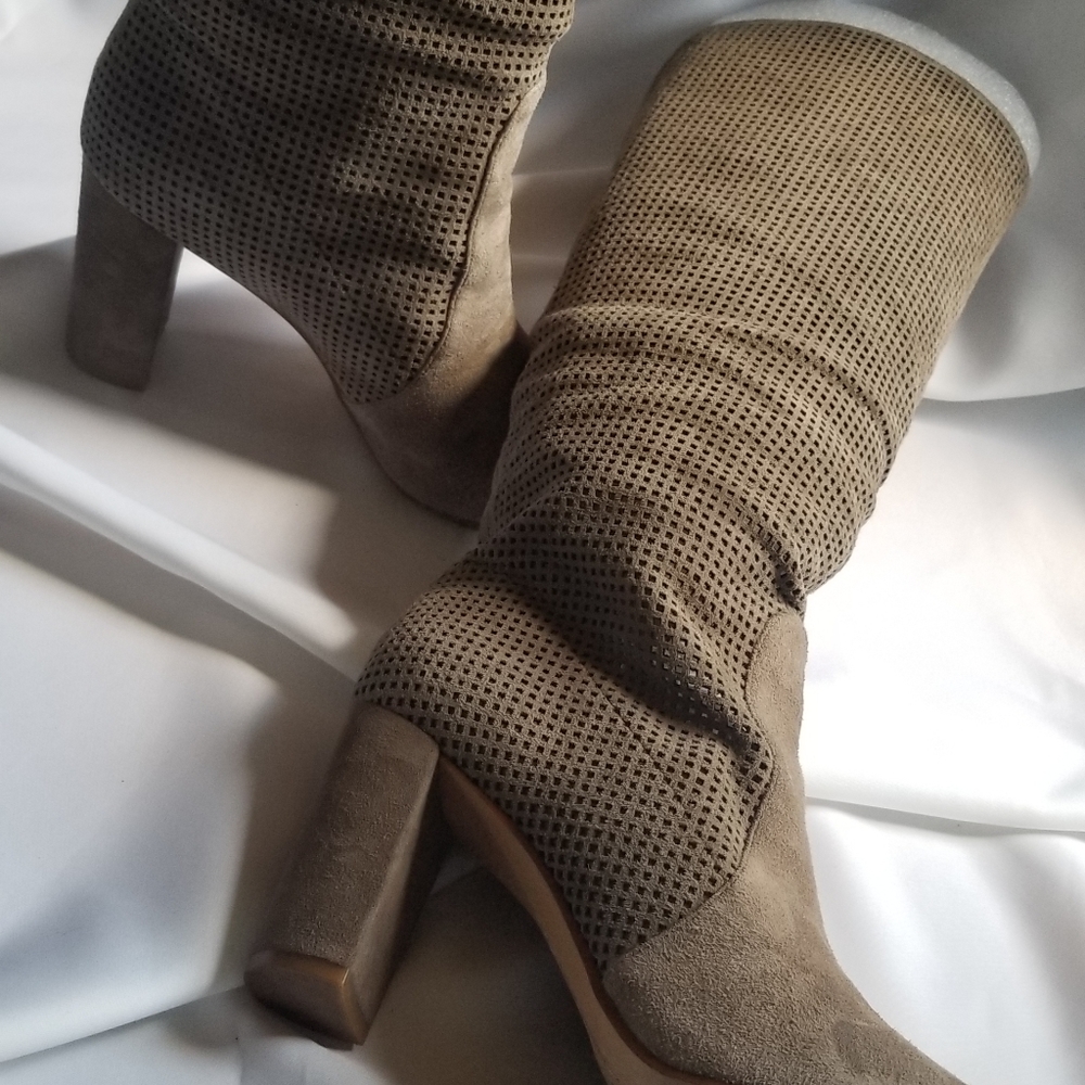 Vince Camuto suede knee boots